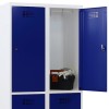 Semi-high locker with 4 compartments - wide model (Capsa)